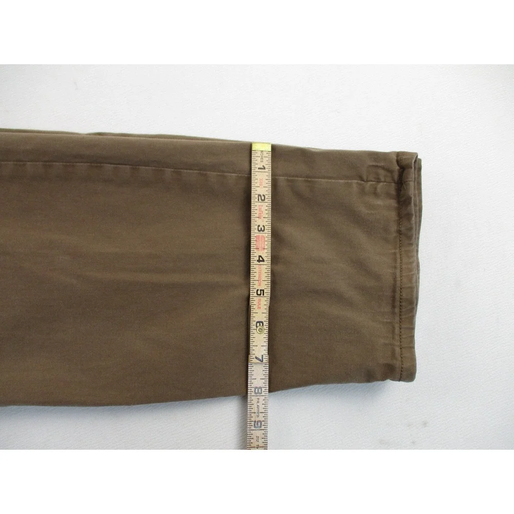 Lucky Brand 121 Heritage Slim Pants Mens 38x34 Brown Stretch Chino Casual